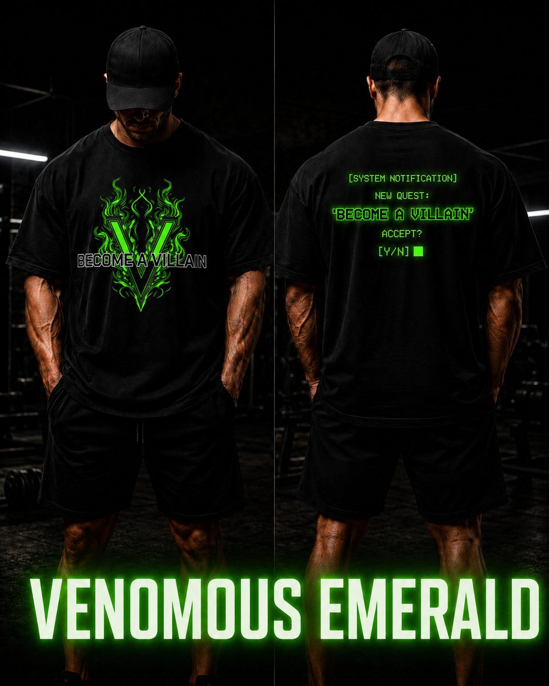 The Initiation Tee - Venomous Emerald