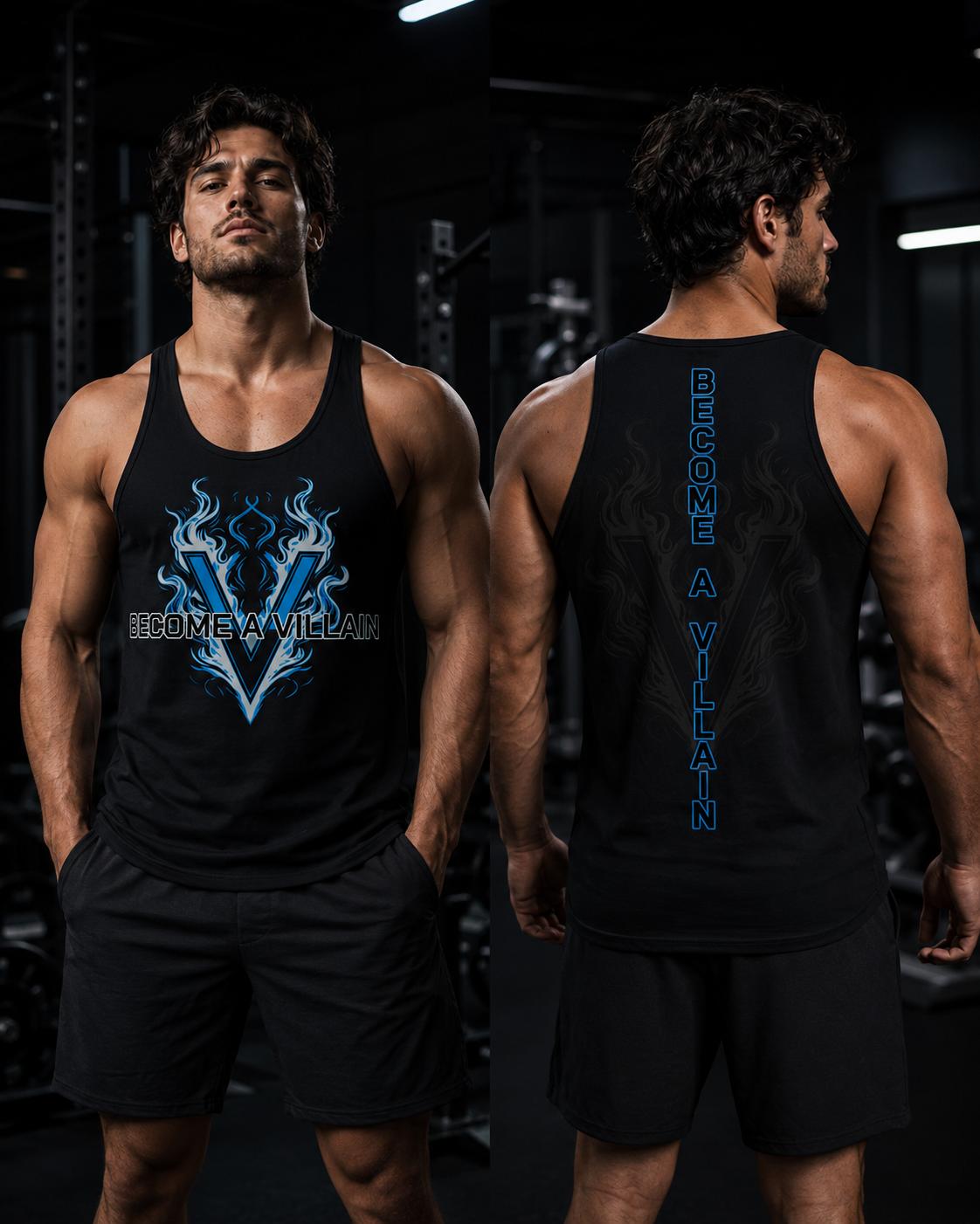 Spinebreaker Tank - Cobalt Storm