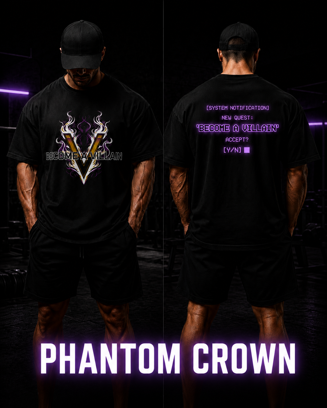 The Initiation Tee - Phantom Crown